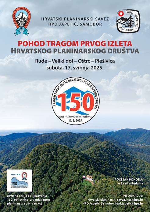 IZLET – 17.05.2025. – Oštrc 752 m , Plešivica 779 m